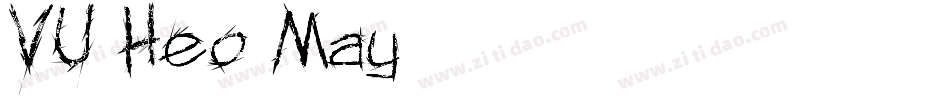 VU Heo May字体转换